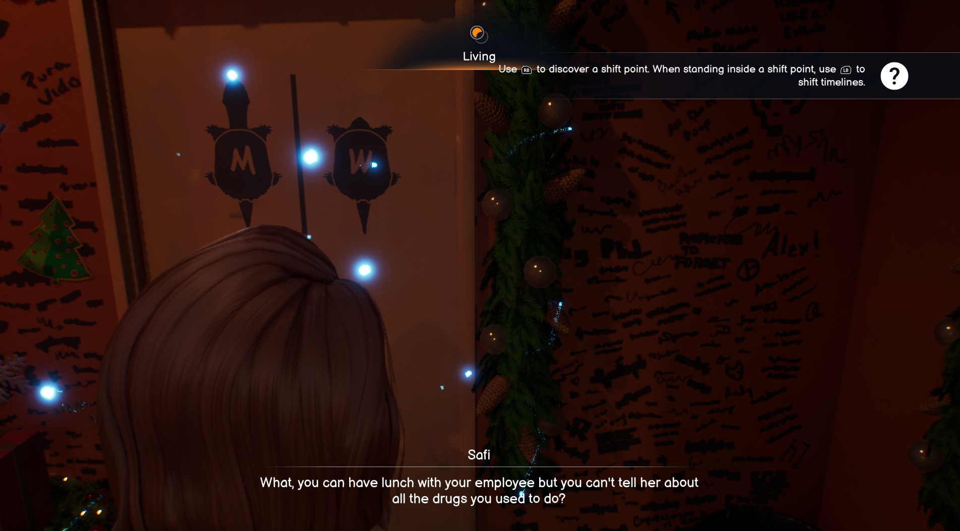 The 'before' of the power tutorial prompt. This more wordy message confused players - 